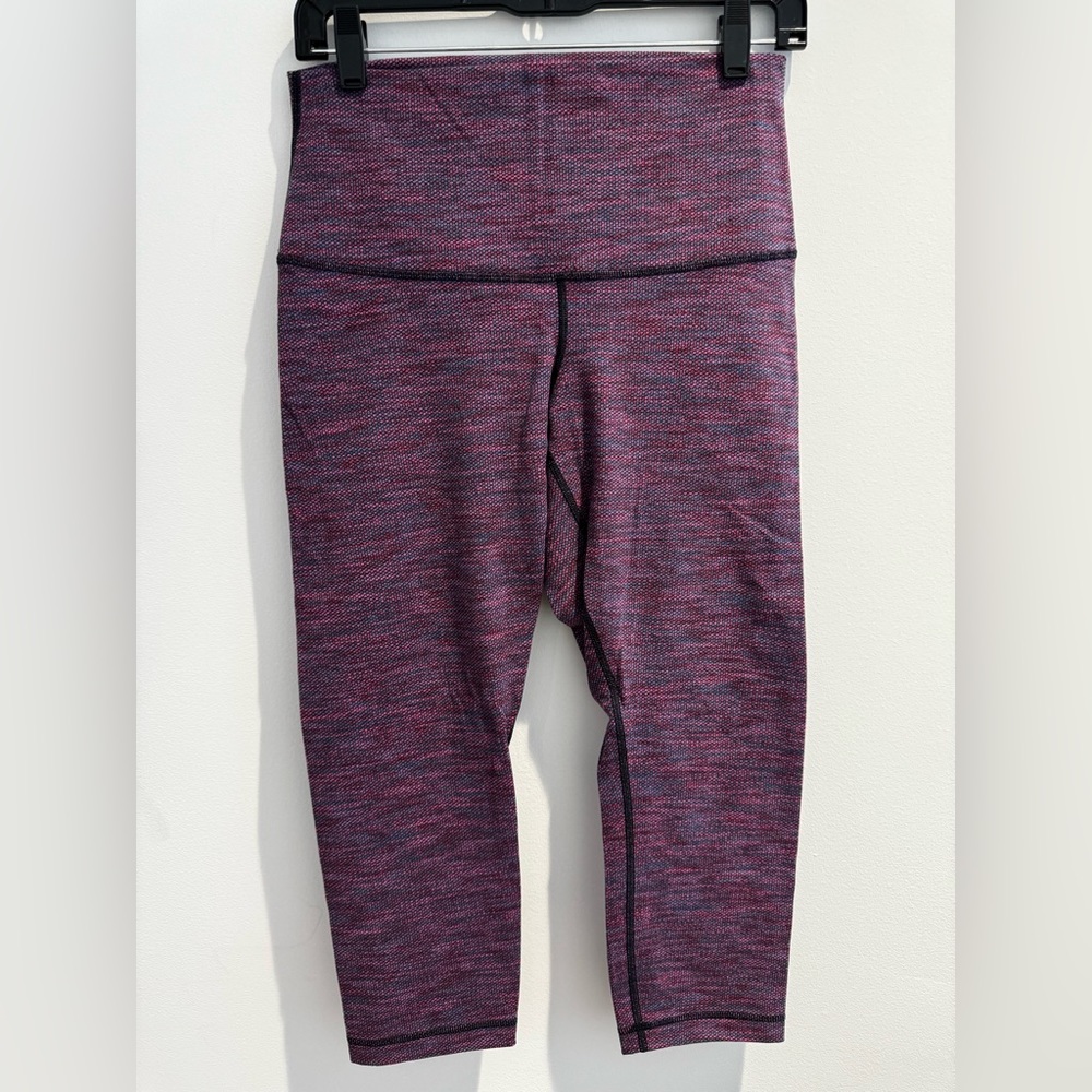 Multicolored Lululemon 21” leggings